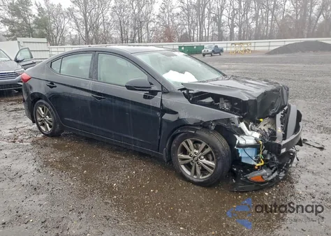 2018 Hyundai Elantra Sel из США, поврежденный, VIN 5NPD84LF5JH254034